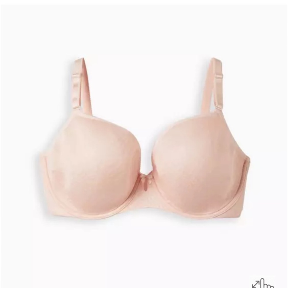 Torrid Simply Spacer TShirt Lightly Lined Lace 360° Back Smoothing Bra 44F (3D)